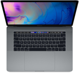 Atnaujintas Apple Macbook Pro 15.4" - Intel HexaCore i7 - 32GB Ram - SSD 512GB - 2018 - Space Gray - AMD Radeon 560X (4GB) - Qwerty US- nešiojamas kompiuteris