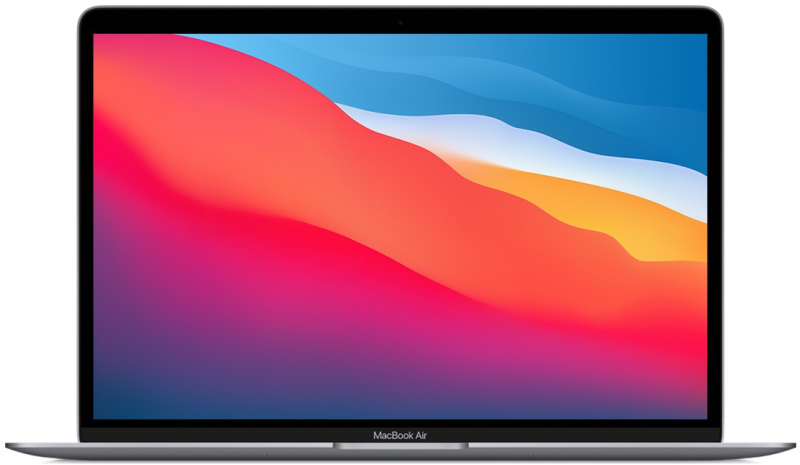 Atnaujintas Apple Macbook Air 13" - Intel i5 1,1GHz - 8GB Ram - SSD 256GB - 2020 - Space Gray - Qwerty US- nešiojamas kompiuteris